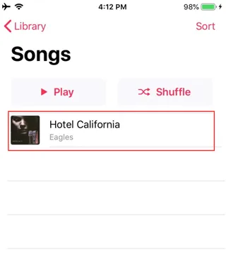 Synkronisering af musik til en iPhone til Enjox (trin 6)